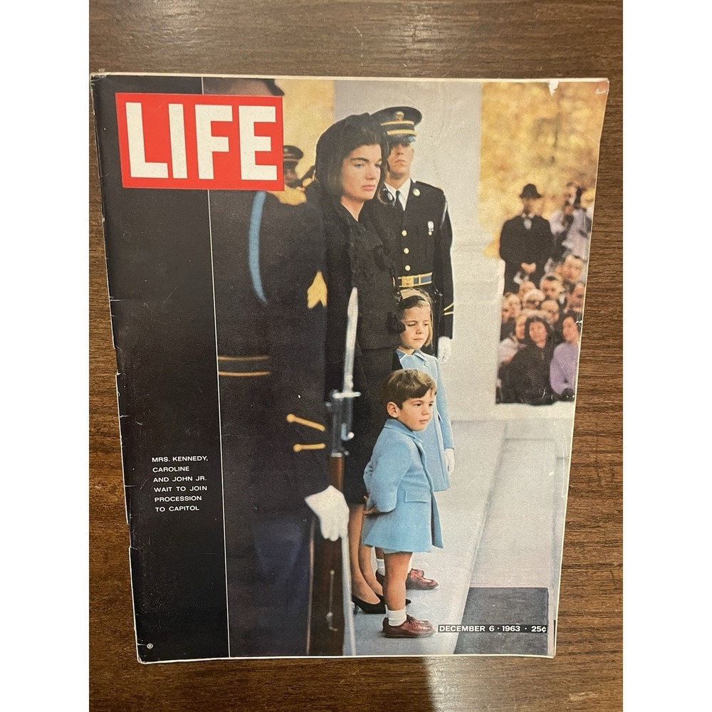 LIFE Magazine December 6, 1963 JFK Memorial Issue Jacqueline Kennedy John Jr. VG